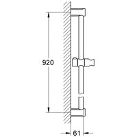 Grohe Brausestange Tempesta NEU C 27522 900mm chrom
