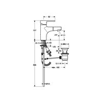 HA WT-Einhand-ELB Hansaronda 3.5 0301 mit Brause, verchromt