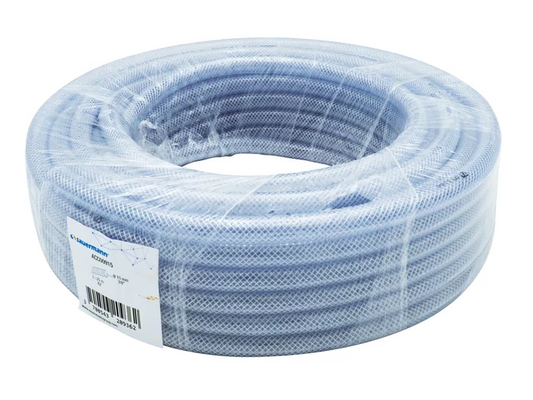 Sauermann PVC-Schlauch verstärkt ACC00915 Rolle 25m Innendurchm. 10mm