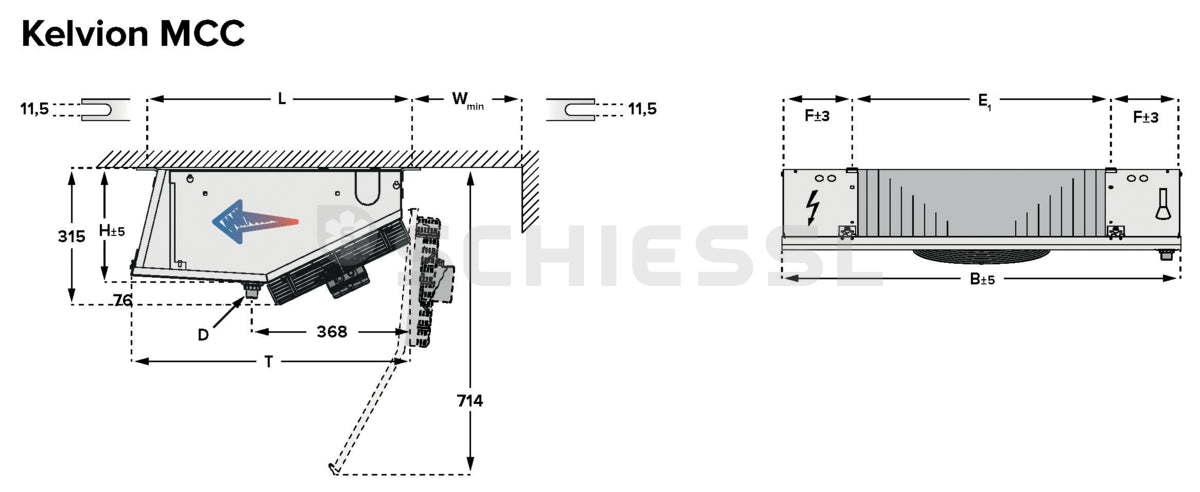 Kälte Set Premium TK / R452A 8m³ CAJT2464ZBR/MCC301-SBE/AK-RC 205C