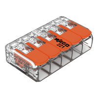 WAGO Compact-Verbindungsklemme 5-Leiter bis 6qmm 221-615 VPE 15 Stk.