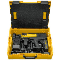 Rems Mini-Press 22V ACC Basic-Set mit Akku 21,6V, 2,5Ah, Ladegerät, L-Boxx