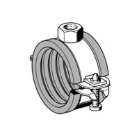 ROHRSCHELLE RATIO S M 8 25 - 30MM, 3/4", MIT EINLAGE VPE: 100 ST
