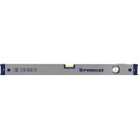 Wasserwaage Alu. L.60cm 0,5mm/m genau m.2Libellen, silberfarbig elox.