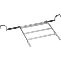 Aluminium folding grate for stainless steel sink