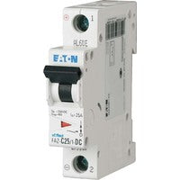 Eaton (Moeller) Leitungsschutzschalter C 2A DC, 1p FAZ-C2/1-DC