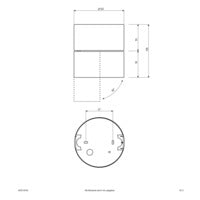 EVN Lichttechnik LED-Deckenanbau-Spot 3000K ws AS20130102