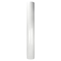 BERTRAMS Abgasrohr ALU-Pu L: 1000mm, d: 110mm, gefalzt, weiß