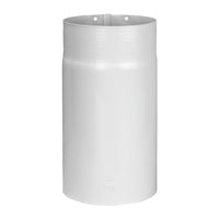 BERTRAMS Abgasrohr ALU-Pu L: 250mm, d: 110mm, gefalzt, weiß
