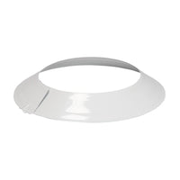 BERTRAMS Rosette ALU-Pu d: 110-135mm, verstellbar, weiß-besch.