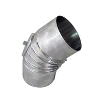 BERTRAMS Bogen ALU, 45 Grad, gerippt, d: 130mm, mit Kontrollverschl.