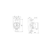 GRUNDFOS HOCHEFFIZIENZ UMWÄLZPUMPE ALPHA2 25-60 180MM 1X230V G1_1/2 DACH
