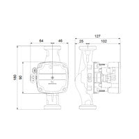 GRUNDFOS UMWÄLZPUMPE ALPHA SOLAR 25-75 BL:180MM,1X230V 9H