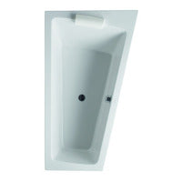 DURAVIT Badewanne Paiova 1700x1000mm Ecke rechts, Einbau f.Bodenzul., weiß