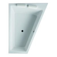 DURAVIT Badewanne Paiova 1800x1400mm Ecke rechts, Einbau f.Bodenzul., weiß