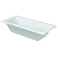 DURAVIT Badewanne D-Code 1800x800mm Einbauversion, zentraler Ablauf, weiß