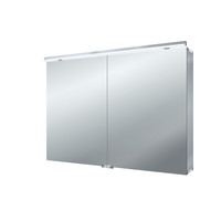 emco asis LED-Lichtspiegelschrank Pure 1000 mm, 2 Türen, LED neutralweiss 4000K