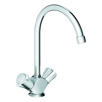 Grohe Costa sink mixer, flexible connection hoses, chrome, 31831001