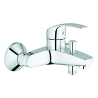 Grohe Eurosmart single-lever bath mixer, wall-mounted, intrinsically safe, chrome 33300002