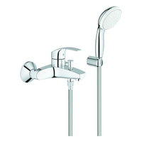 Grohe EH bath mixer Eurosmart 33302 with wall bracket set chrome