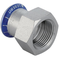 GE Mapress Edelstahl Übergang mit IG d 28-R1/2
