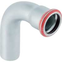 GEBERIT Mapress C-steel bend 90 degrees d 22 with insertion end (galvanized) VPE:20ST