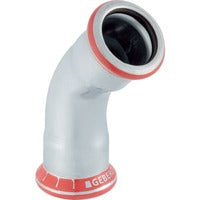GEBERIT Mapress C-Stahl Bogen 45 Grad d 22 (verzinkt) VPE:20ST
