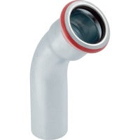 GEBERIT Mapress C-steel bend 45 degrees d 54 with insertion end (galvanized) VPE:2ST