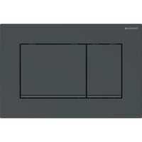 Geberit BetPl. Sigma30, für 2-Mengen-Sp. schwarz / schwarz matt