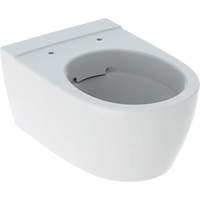 GEBERIT iCon wall-mounted WC, washdown, closed form, Rimfree, white KeraTect