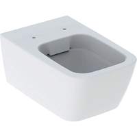 GEBERIT iCon Square wall-hung WC, washdown, closed form, rimfree, white