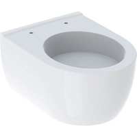 GE iCon WWC washdown, verchromt outlet 490mm closed form, white