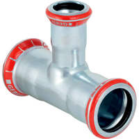 GE Mapress C-steel T-piece reduced d 42x15x42 (galvanized) Packing: 4 pieces