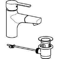 HA WT-Einhand-ELB Hansaronda 3.5 0301 mit Brause, verchromt