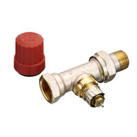 Danfoss Ventilgehäuse RA-N, 1/2", Durchgang, matt vernickelt, 013G0034