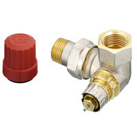 Ventilgehäuse RA-N, 1/2", Winkeleck links, Danfoss # 013G0234, matt-vern.