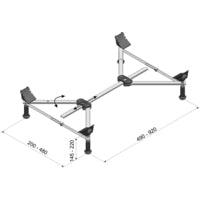 Bathtub base standard A15 for steel tub up to 1800x800mm height 145-220mm