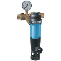 SYR RÜCKSPÜLFILTER DUO DFR DN25, MIT DM MANOMETER UND DREHBAREN ANSCHLUSSFLANSCH