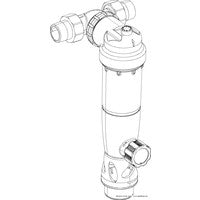 SYR RÜCKSPÜLFILTER DUO FR DN25, MIT DREHBAREN ANSCHLUSSFLANSCH