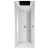 V&B Badewanne Squaro Duo inkl. Füße 1700x750mm Rechteck Quaryl weiß