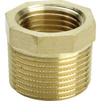 Rotguss Reduzierstück 3241, mit Mehrkant R1/2" AGxRp1/4" IG