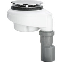 VI Tempoplex Ablaufgarnitur 6962 115mm, D90, Abgang senkrecht, verchromt