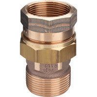 Rotguss Rohrverschraubung 3331 R1" AGxRp1" IG, flachdichtend