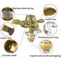 Einstellbarer 1/2-Zoll-Bewässerungssprinkler aus Zinkmessing