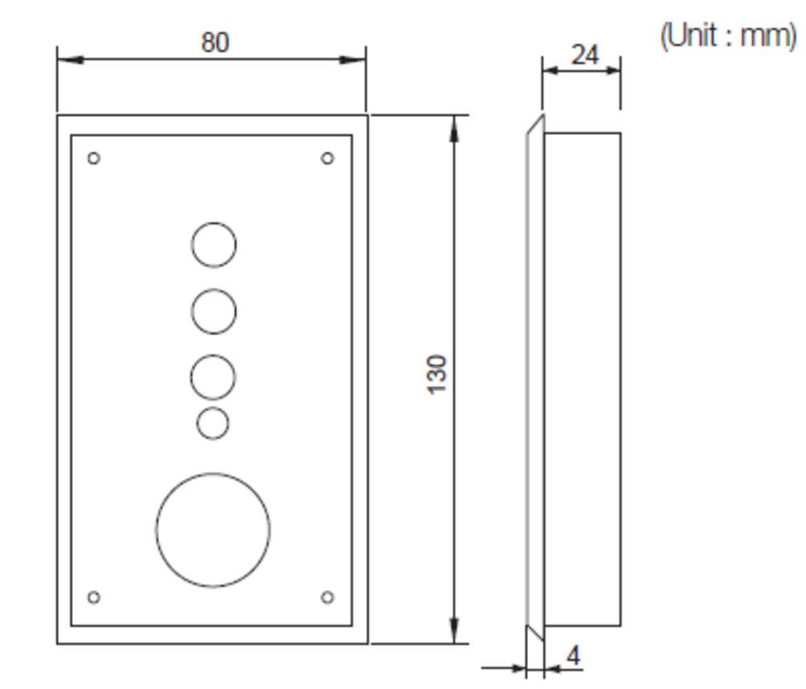 IR-Empfänger-Kit für Kanaleinbaugeräte (NASA, für DVM-S und ERV/ERV Plus)